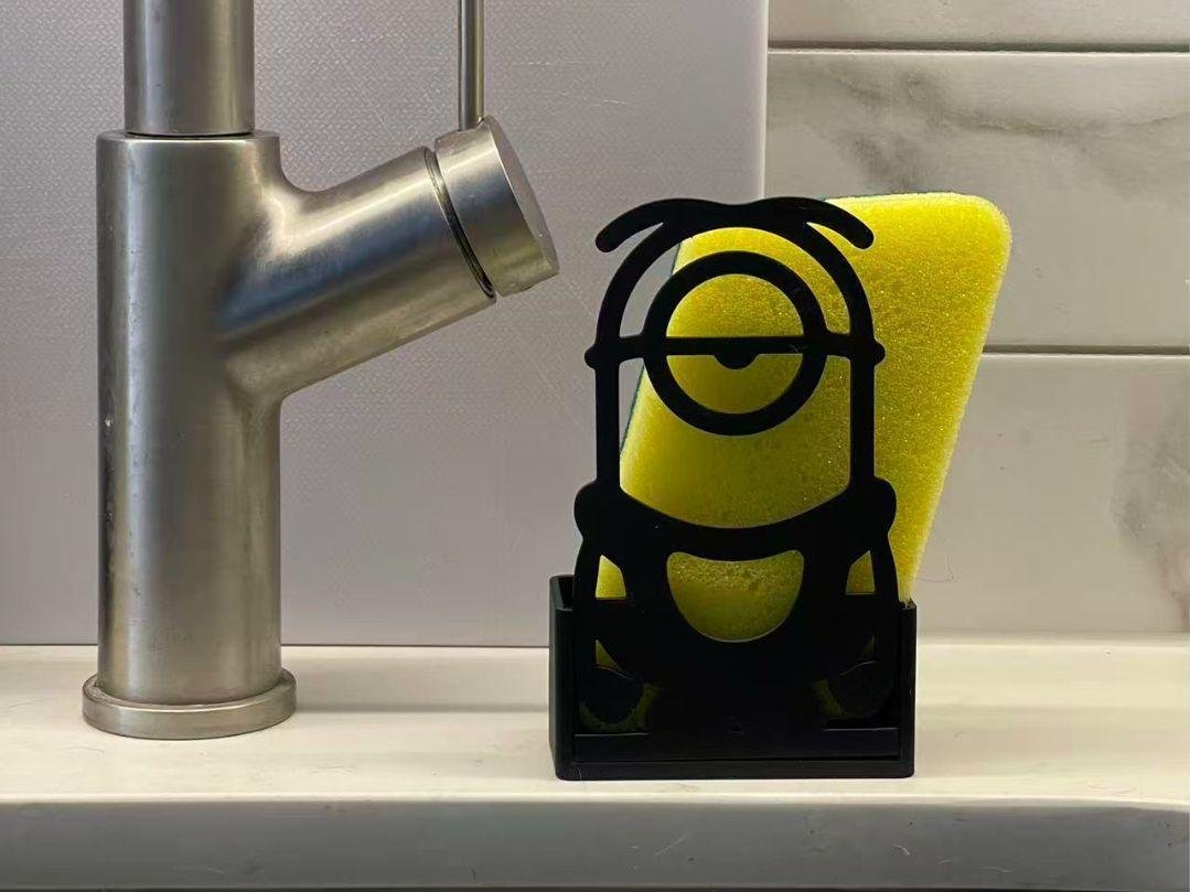 Porta Esponja Personaje Amarillo